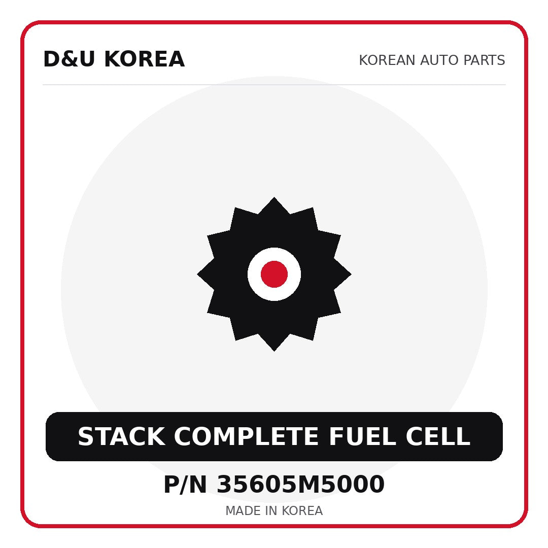 Genuine Mobis STACK COMPLETE FUEL CELL 35605M5000 - Korean auto parts from D&U Korea