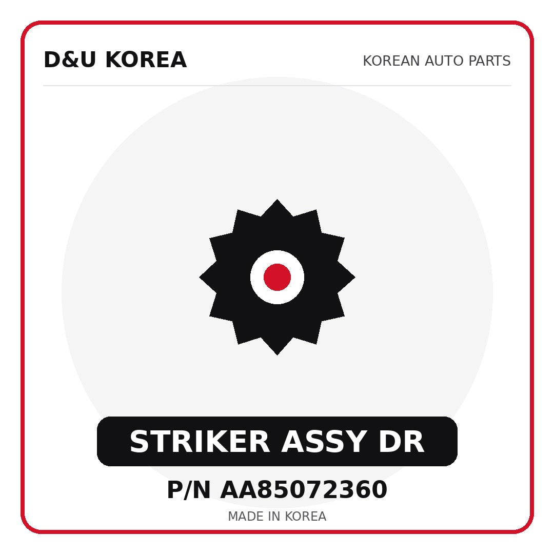Genuine Mobis STRIKER ASSY DR AA85072360 for Korean vehicles | D&U Korea