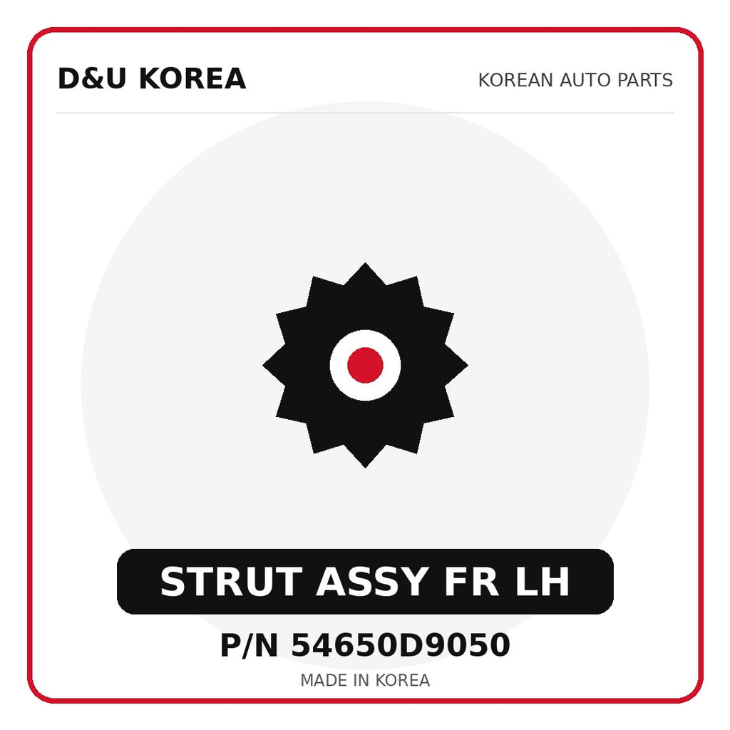 Genuine Mobis STRUT ASSY FR LH 54650D9050 - Korean auto parts from D&U Korea