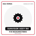 Genuine Mobis SUNVISOR ASSY RH 0K2A269270B05 for Korean vehicles | D&U Korea
