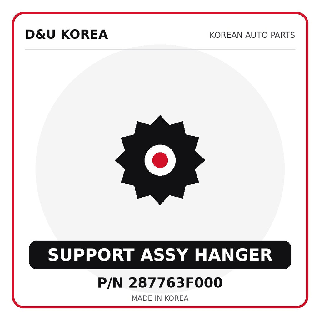Genuine Mobis SUPPORT ASSY HANGER 287763F000 - Korean auto parts from D&U Korea