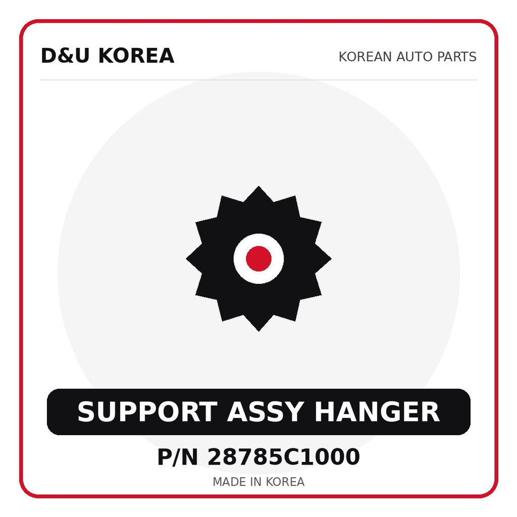 Genuine Mobis SUPPORT ASSY HANGER 28785C1000 - Korean auto parts from D&U Korea