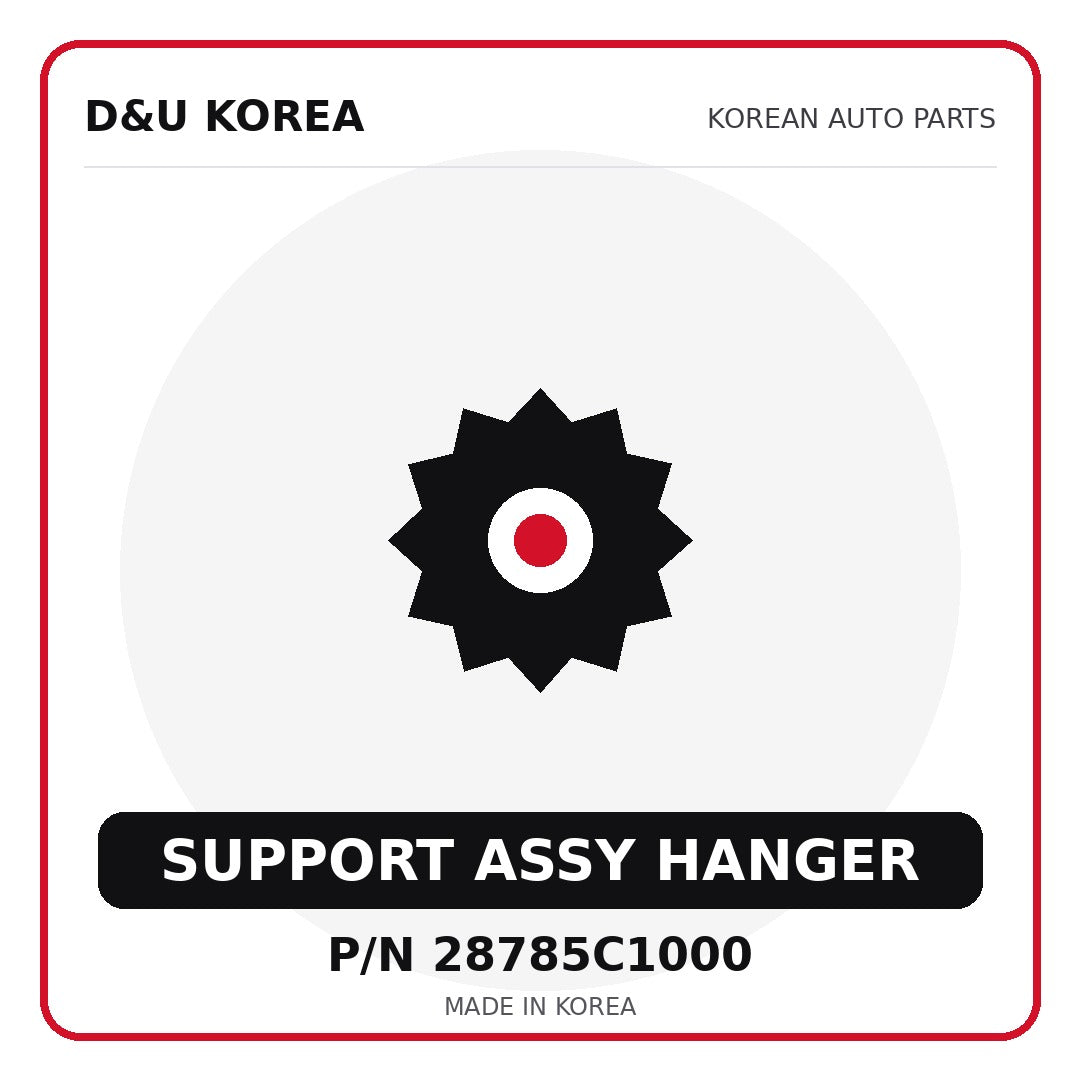 Genuine Mobis SUPPORT ASSY HANGER 28785C1000 - Korean auto parts from D&U Korea