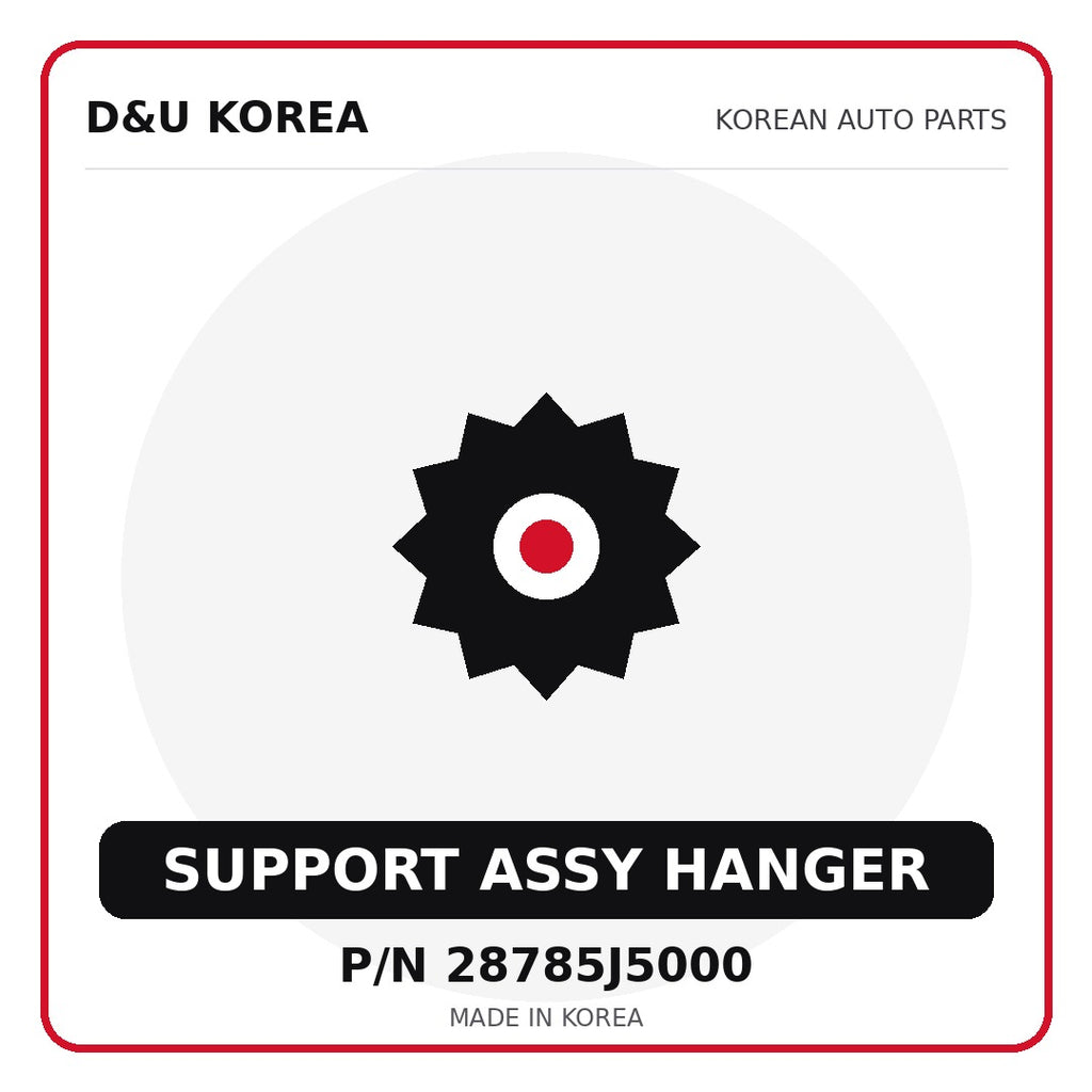 Genuine Mobis SUPPORT ASSY HANGER 28785J5000 - Korean auto parts from D&U Korea