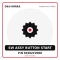 Genuine Mobis SW ASSY BUTTON START 93502CV000 for Korean vehicles | D&U Korea