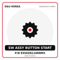 Genuine Mobis SW ASSY BUTTON START 93502N1100NM5 for Korean vehicles | D&U Korea