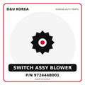 Genuine Mobis SWITCH ASSY BLOWER 972444B001 for Korean vehicles | D&U Korea