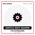 Genuine Mobis SWITCH ASSY HAZARD 93790L8000 for Korean vehicles | D&U Korea
