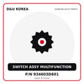 Genuine Mobis SWITCH ASSY MULTIFUNCTION 934603D601 for Korean vehicles | D&U Korea