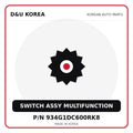 Genuine Mobis SWITCH ASSY MULTIFUNCTION 934G1DC600RK8 for Korean vehicles | D&U Korea