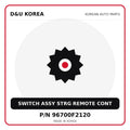 Genuine Mobis SWITCH ASSY STRG REMOTE CONT 96700F2120 for Korean vehicles | D&U Korea