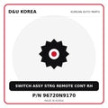 Genuine Mobis SWITCH ASSY STRG REMOTE CONT RH 96720N9170 for Korean vehicles | D&U Korea