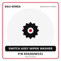 Genuine Mobis SWITCH ASSY WIPER WASHER 934202W151 for Korean vehicles | D&U Korea