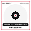 Genuine Mobis SWITCH ASSY WIPER WASHER 934204D201 for Korean vehicles | D&U Korea