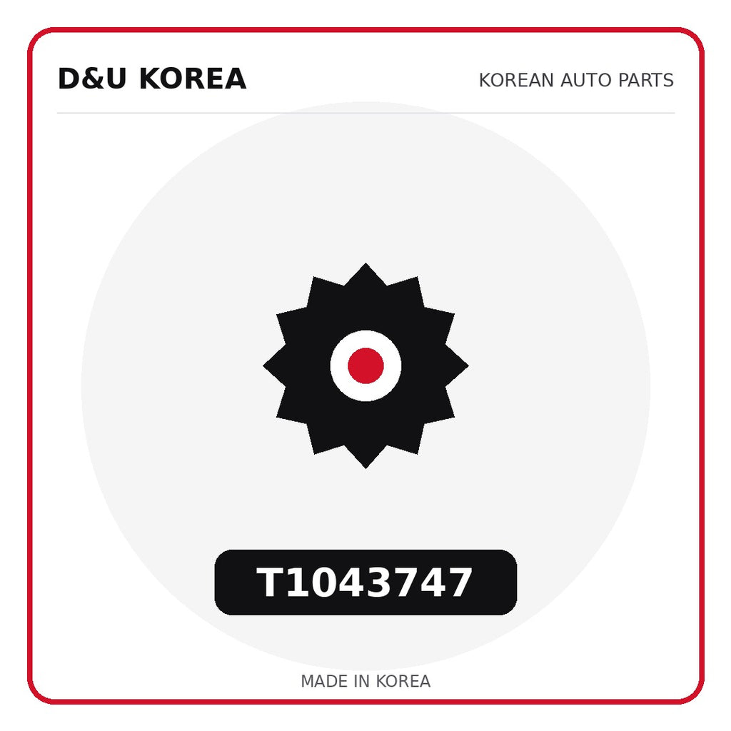 Genuine Mobis T1043747  for Korean vehicles | D&U Korea