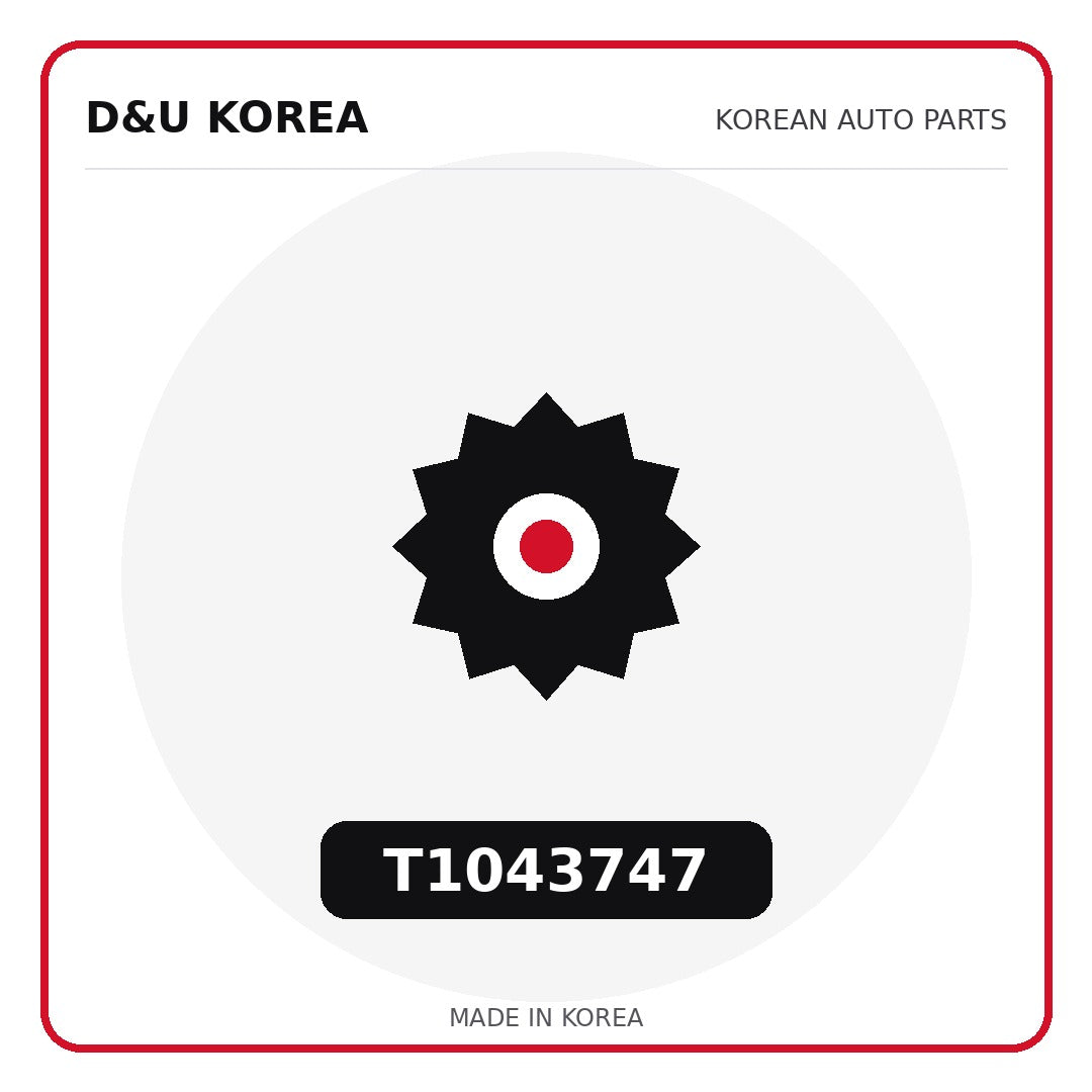 Genuine Mobis T1043747  for Korean vehicles | D&U Korea