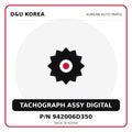 Genuine Mobis TACHOGRAPH ASSY DIGITAL 942006D350 for Korean vehicles | D&U Korea