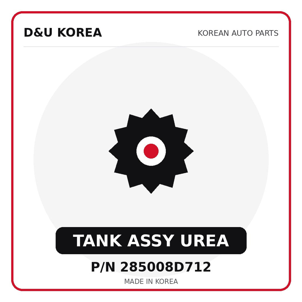 Genuine Mobis TANK ASSY UREA 285008D712 - Korean auto parts from D&U Korea