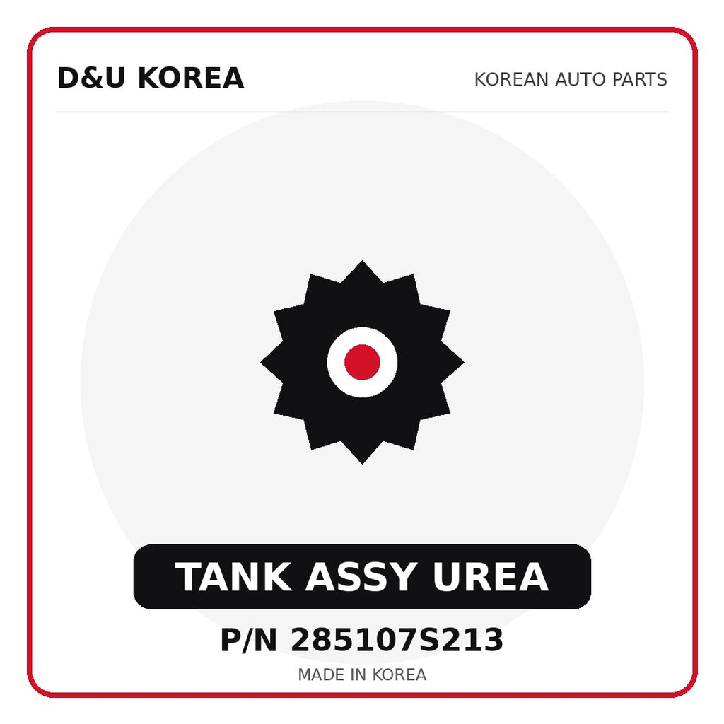 Genuine Mobis TANK ASSY UREA 285107S213 - Korean auto parts from D&U Korea