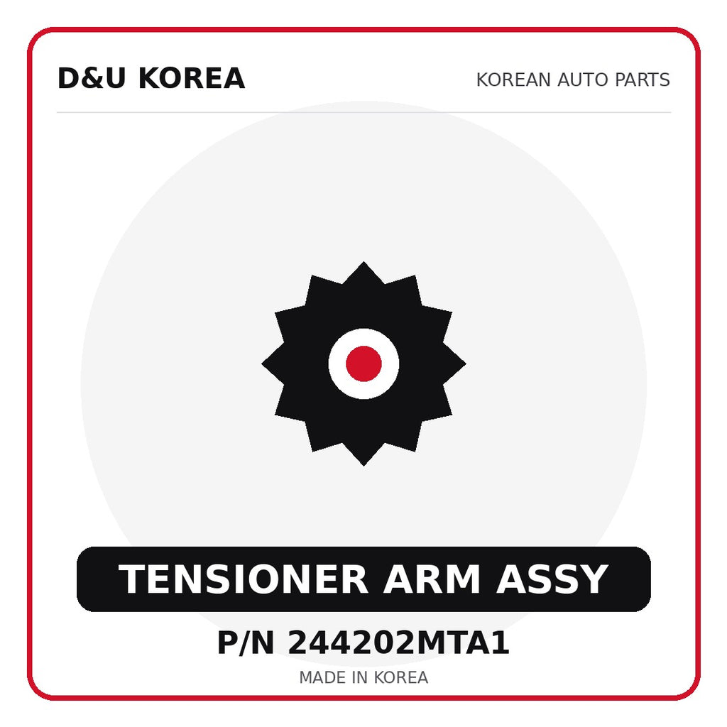 Genuine Mobis TENSIONER ARM ASSY 244202MTA1 - Korean auto parts from D&U Korea