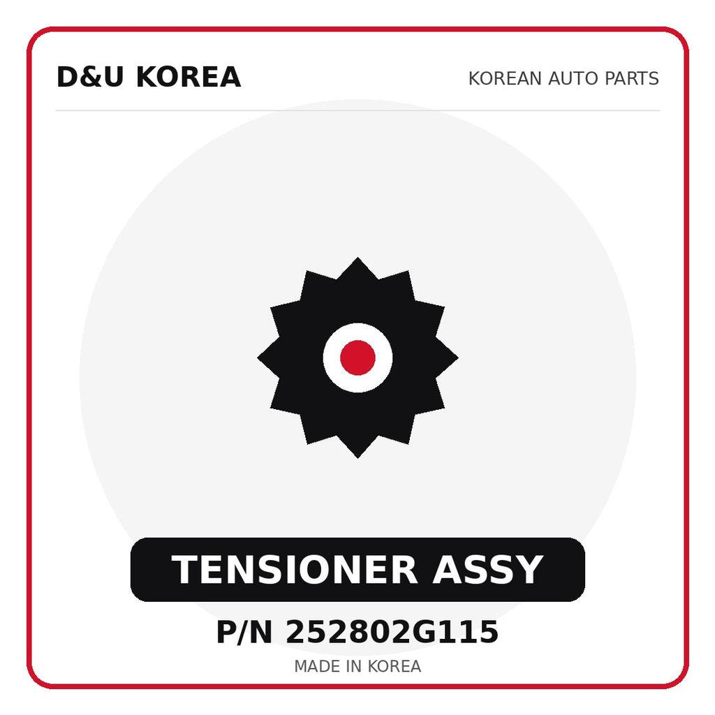 Genuine Mobis TENSIONER ASSY 252802G115 - Korean auto parts from D&U Korea