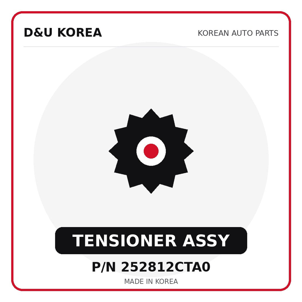 Genuine Mobis TENSIONER ASSY 252812CTA0 - Korean auto parts from D&U Korea