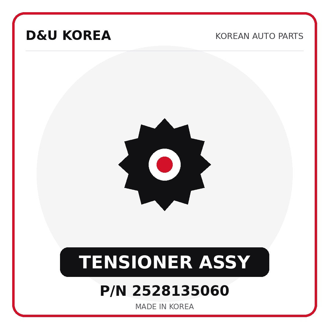 Genuine Mobis TENSIONER ASSY 2528135060 - Korean auto parts from D&U Korea