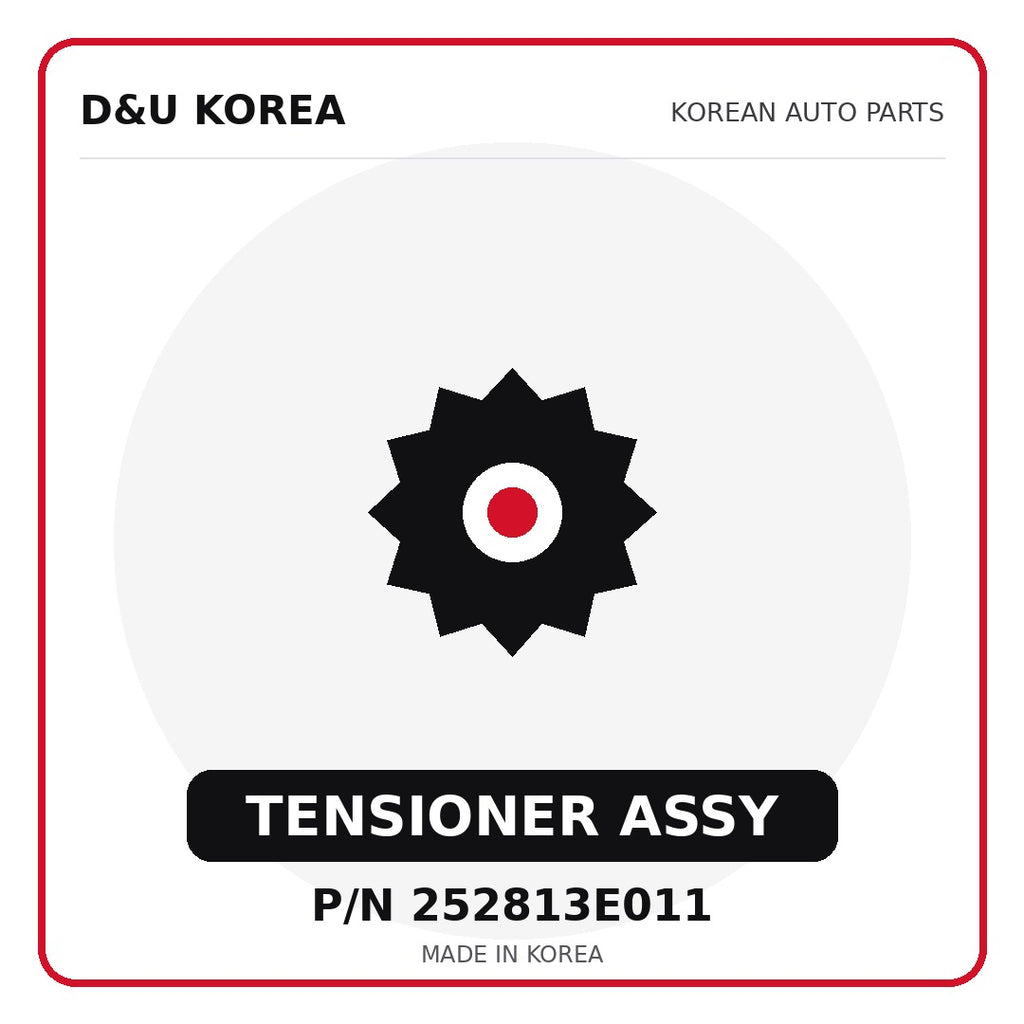 Genuine Mobis TENSIONER ASSY 252813E011 - Korean auto parts from D&U Korea