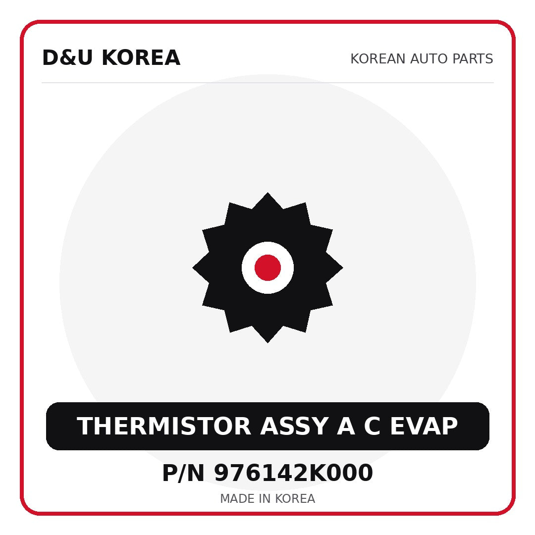 Genuine Mobis THERMISTOR ASSY A C EVAP 976142K000 for Korean vehicles | D&U Korea