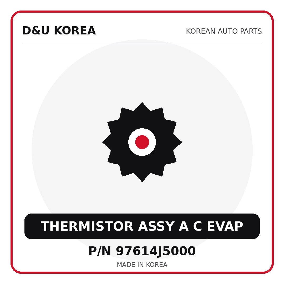 Genuine Mobis THERMISTOR ASSY A C EVAP 97614J5000 for Korean vehicles | D&U Korea