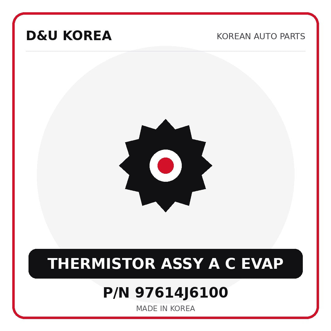 Genuine Mobis THERMISTOR ASSY A C EVAP 97614J6100 for Korean vehicles | D&U Korea