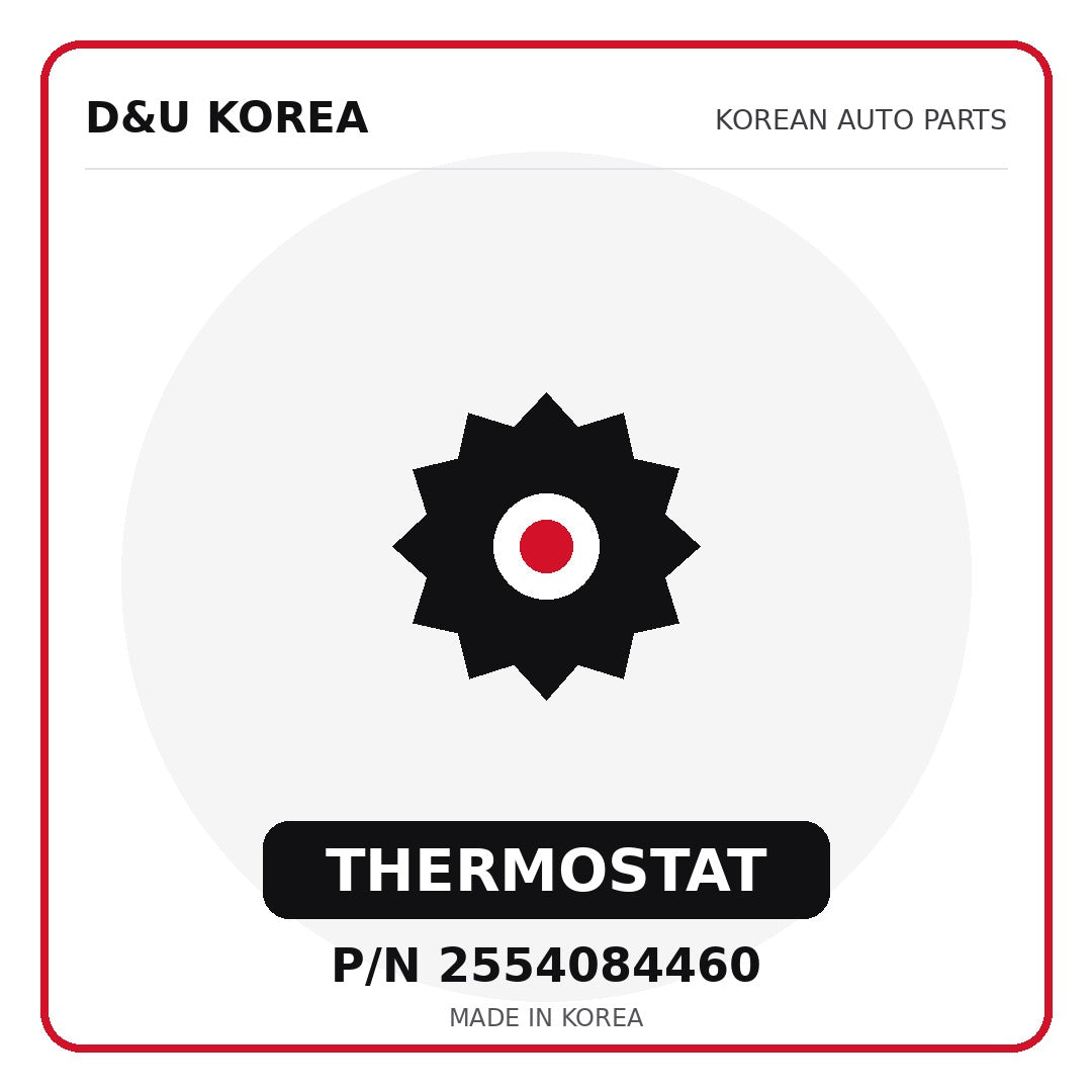 Genuine Mobis THERMOSTAT 2554084460 - Korean auto parts from D&U Korea