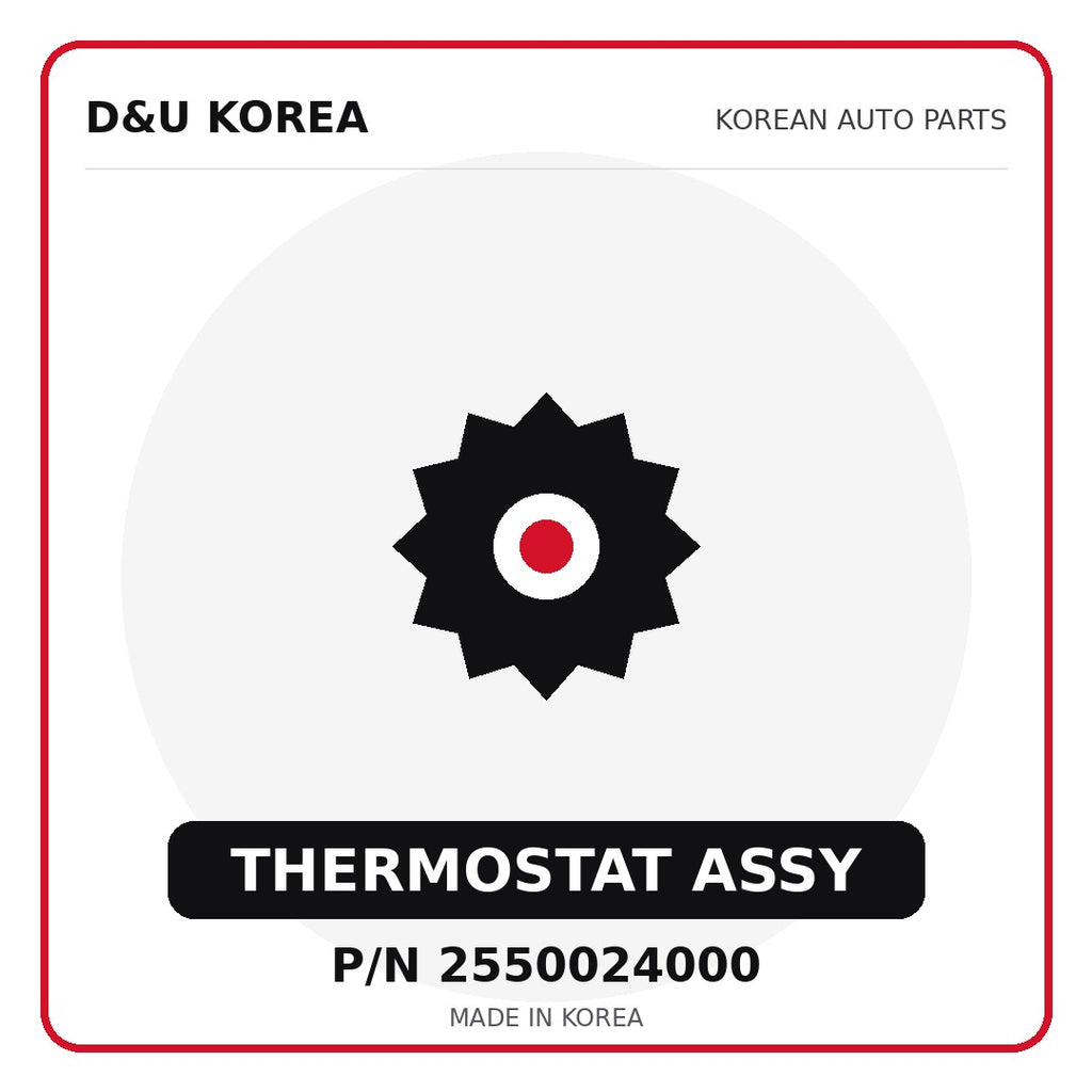 Genuine Mobis THERMOSTAT ASSY 2550024000 for Korean vehicles | D&U Korea
