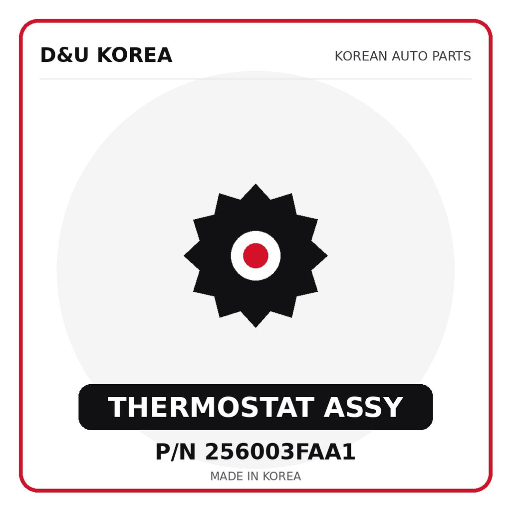 Genuine Mobis THERMOSTAT ASSY 256003FAA1 - Korean auto parts from D&U Korea