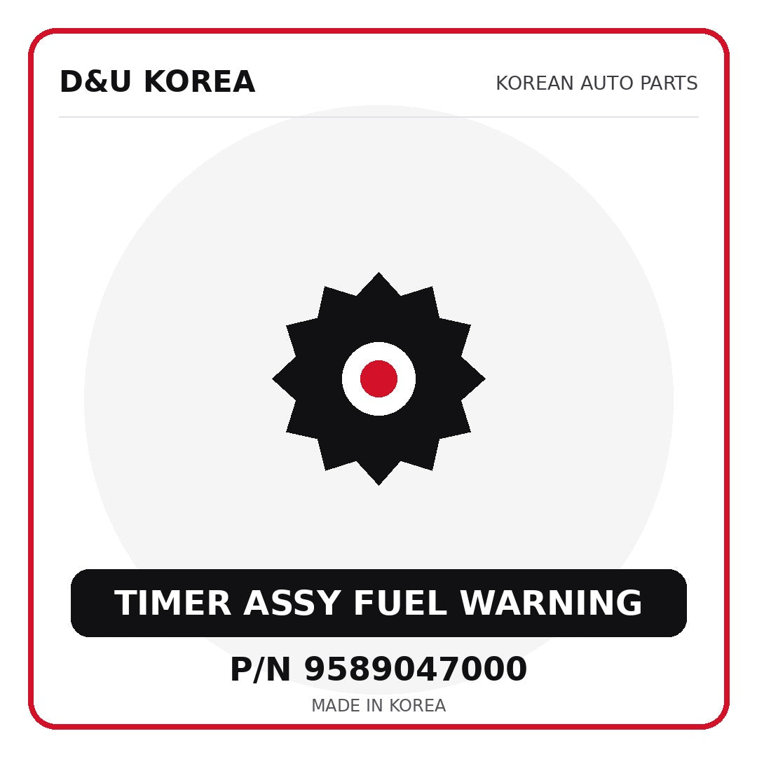 Genuine Mobis TIMER ASSY FUEL WARNING 9589047000 for Korean vehicles | D&U Korea