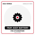 Genuine Mobis TRAY ASSY BATTERY 371502F500 - Korean auto parts from D&U Korea