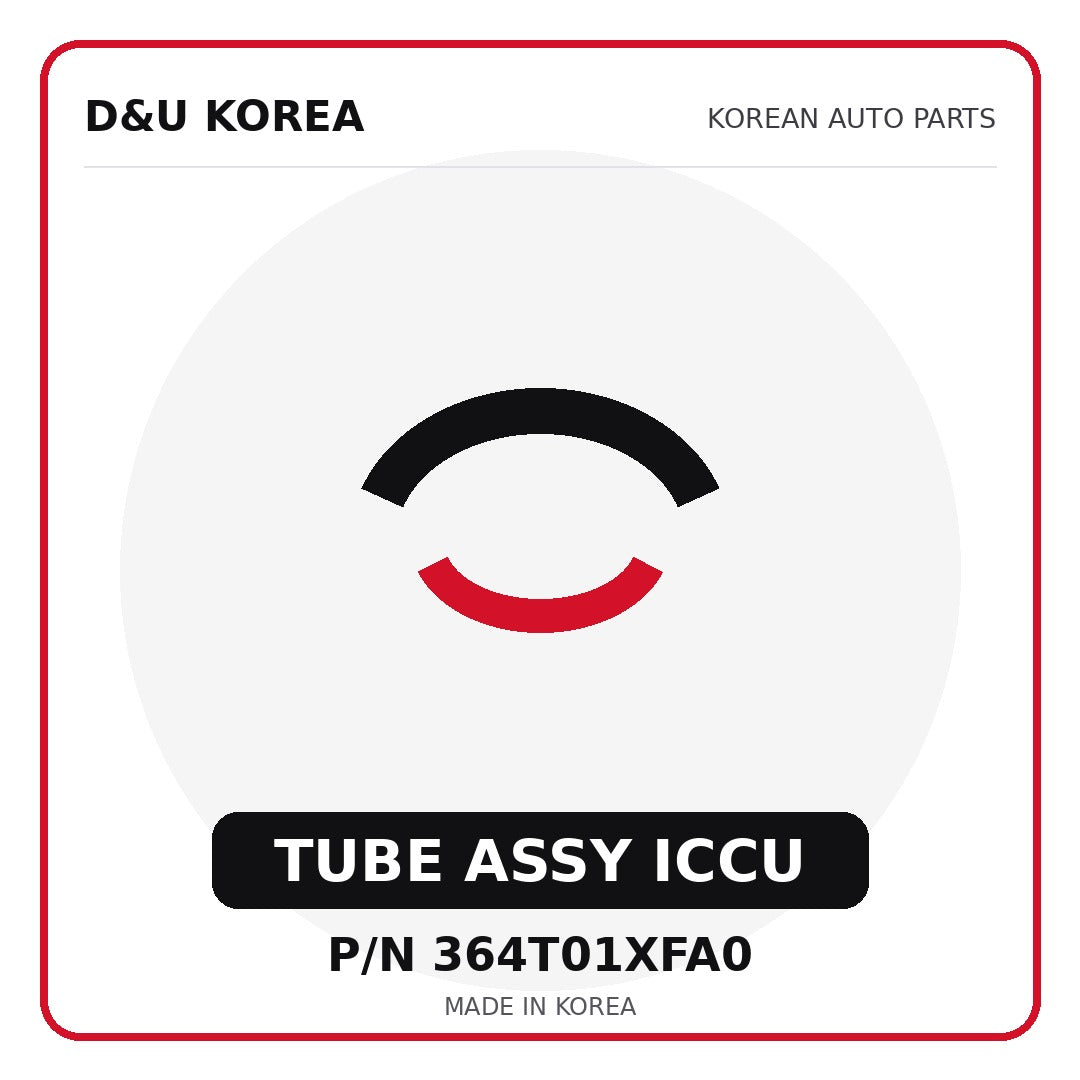 Genuine Mobis TUBE ASSY ICCU 364T01XFA0 - Korean auto parts from D&U Korea