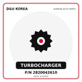 Genuine Mobis TURBOCHARGER 2820042610 for Korean vehicles | D&U Korea