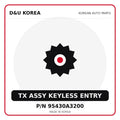 Genuine Mobis TX ASSY KEYLESS ENTRY 95430A3200 for Korean vehicles | D&U Korea