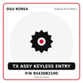 Genuine Mobis TX ASSY KEYLESS ENTRY 95430B2100 for Korean vehicles | D&U Korea