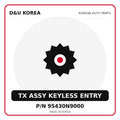Genuine Mobis TX ASSY KEYLESS ENTRY 95430N9000 for Korean vehicles | D&U Korea