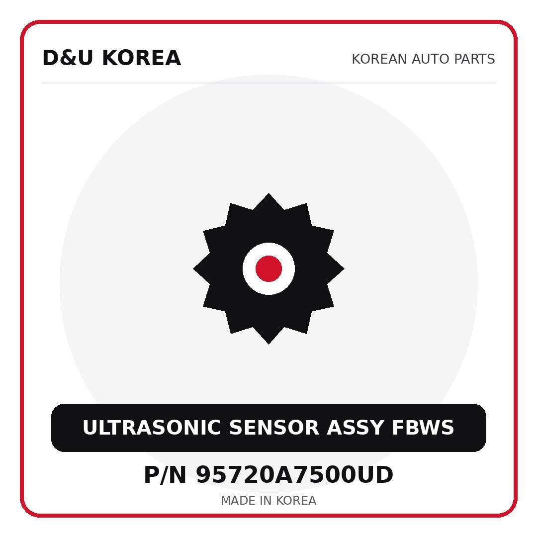 Genuine Mobis ULTRASONIC SENSOR ASSY FBWS 95720A7500UD for Korean vehicles | D&U Korea