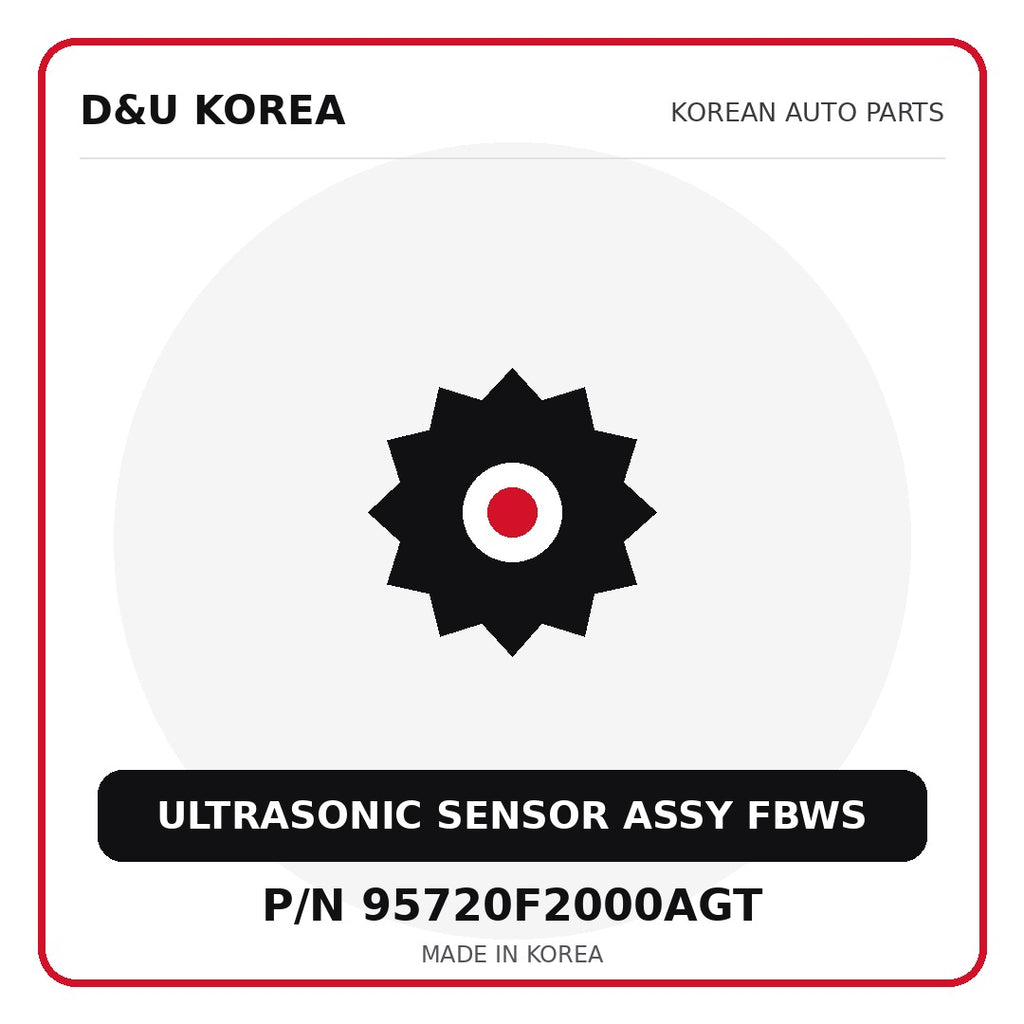 Genuine Mobis ULTRASONIC SENSOR ASSY FBWS 95720F2000AGT for Korean vehicles | D&U Korea