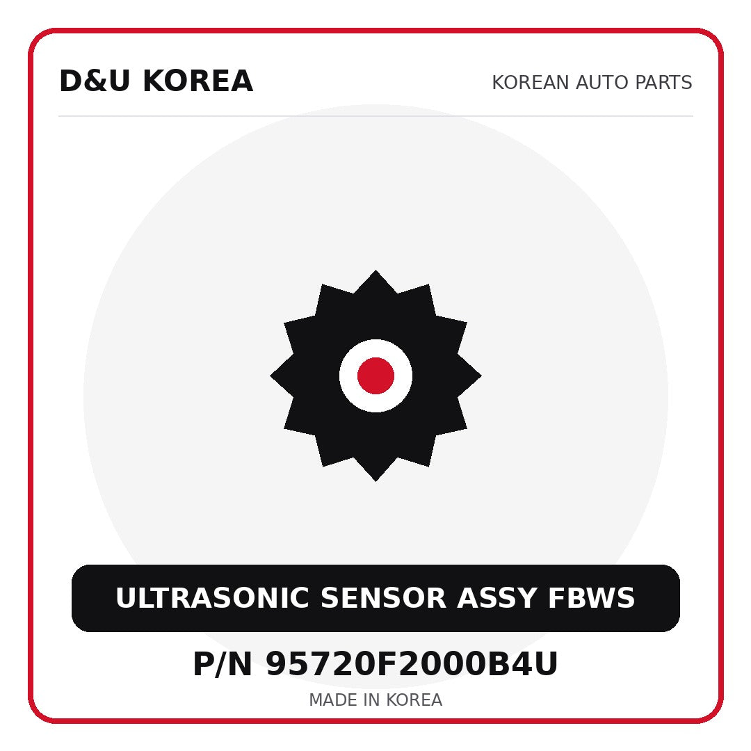 Genuine Mobis ULTRASONIC SENSOR ASSY FBWS 95720F2000B4U for Korean vehicles | D&U Korea