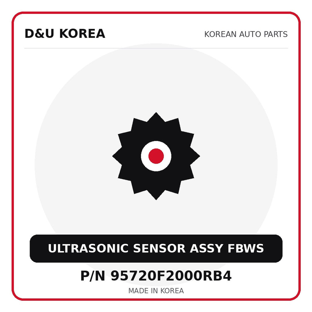 Genuine Mobis ULTRASONIC SENSOR ASSY FBWS 95720F2000RB4 for Korean vehicles | D&U Korea