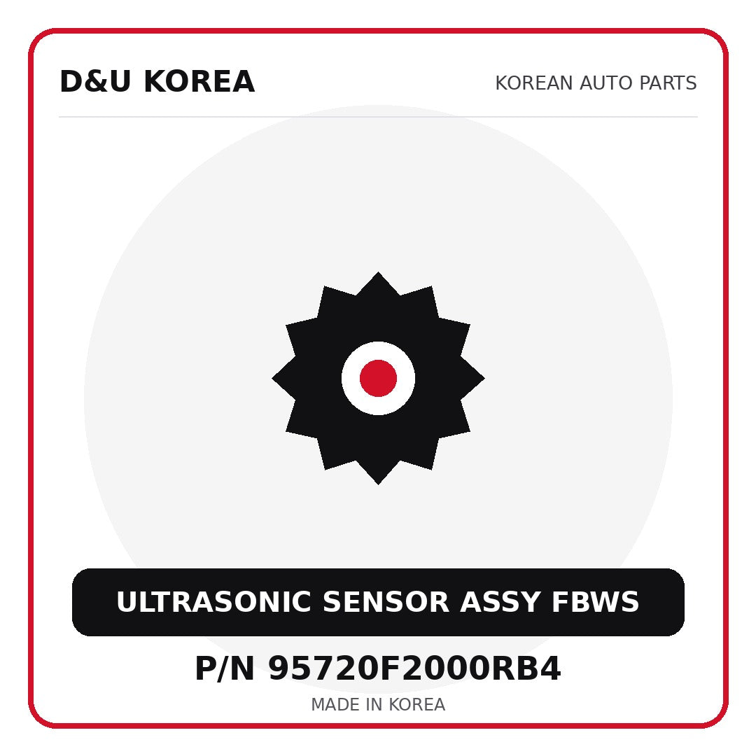 Genuine Mobis ULTRASONIC SENSOR ASSY FBWS 95720F2000RB4 for Korean vehicles | D&U Korea