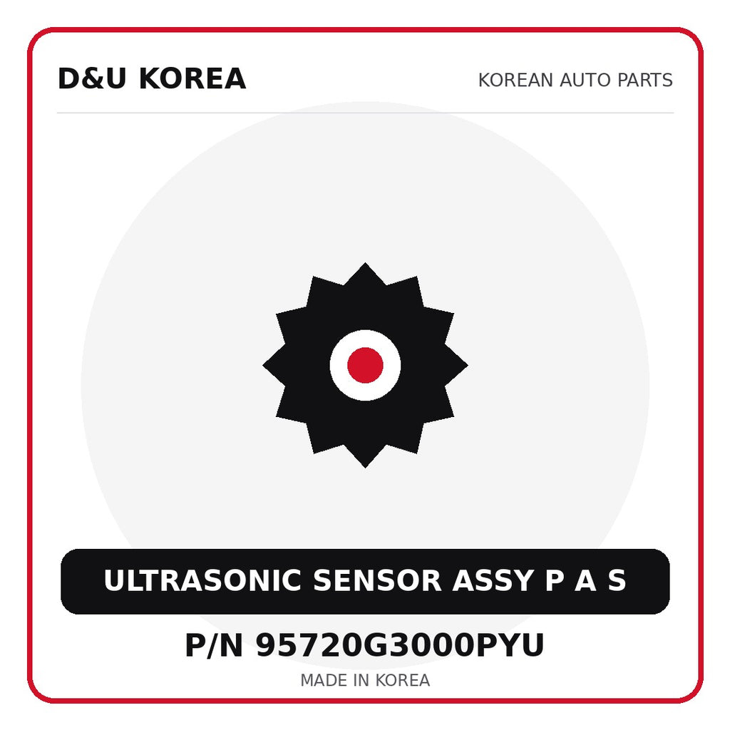 Genuine Mobis ULTRASONIC SENSOR ASSY P A S 95720G3000PYU for Korean vehicles | D&U Korea