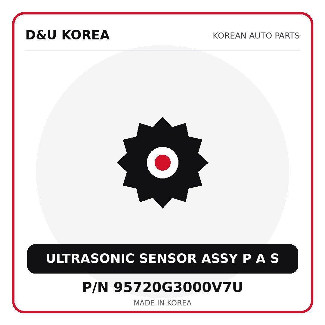Genuine Mobis ULTRASONIC SENSOR ASSY P A S 95720G3000V7U for Korean vehicles | D&U Korea