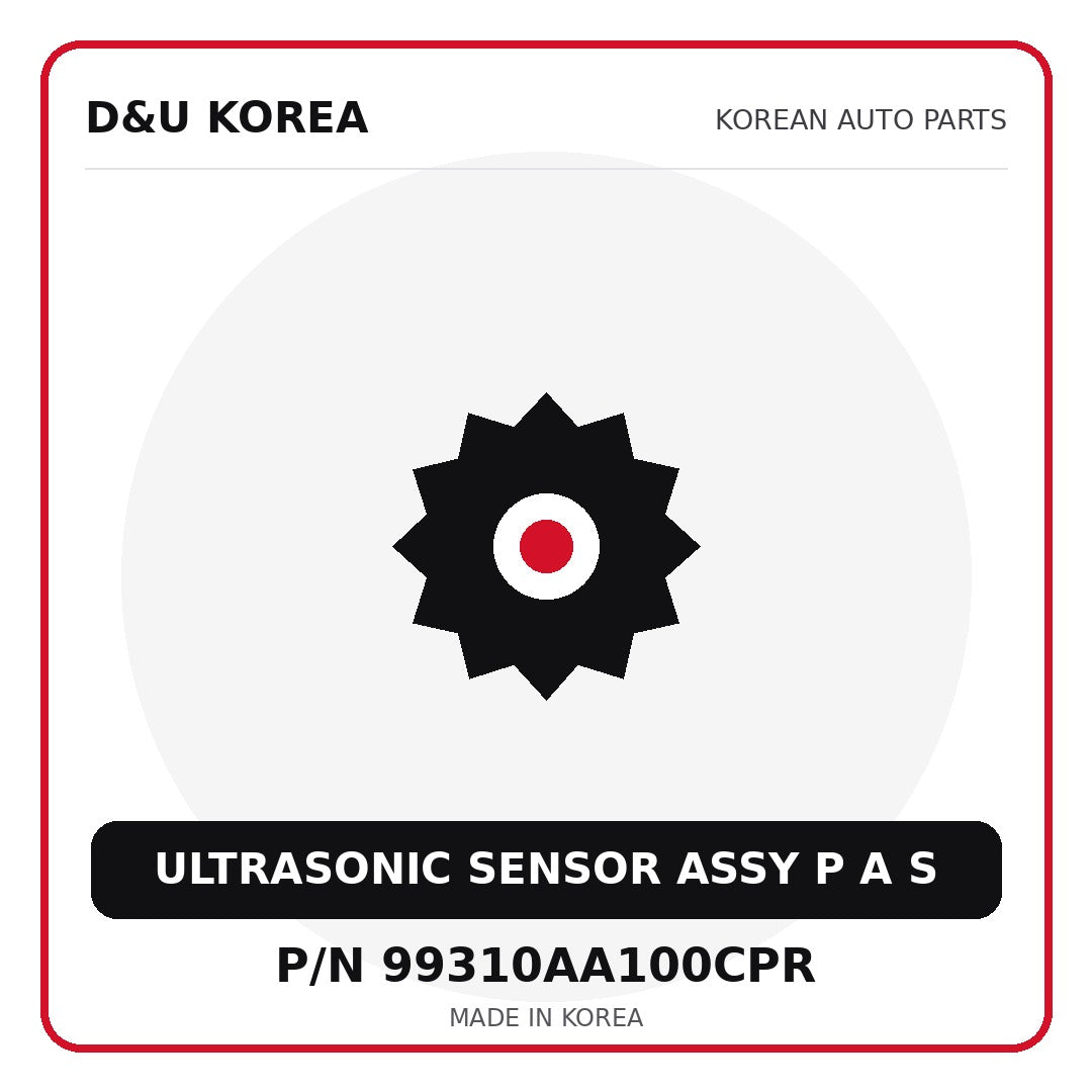 Genuine Mobis ULTRASONIC SENSOR ASSY P A S 99310AA100CPR for Korean vehicles | D&U Korea
