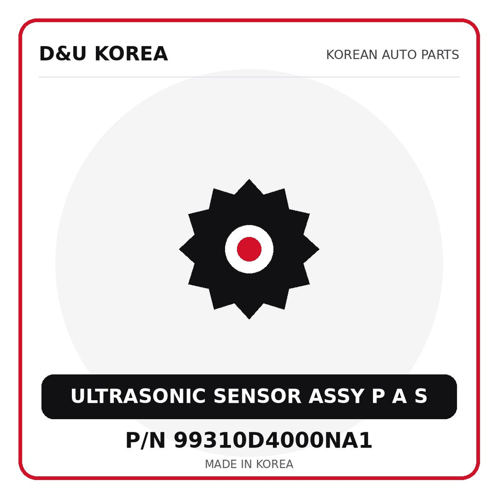 Genuine Mobis ULTRASONIC SENSOR ASSY P A S 99310D4000NA1 for Korean vehicles | D&U Korea